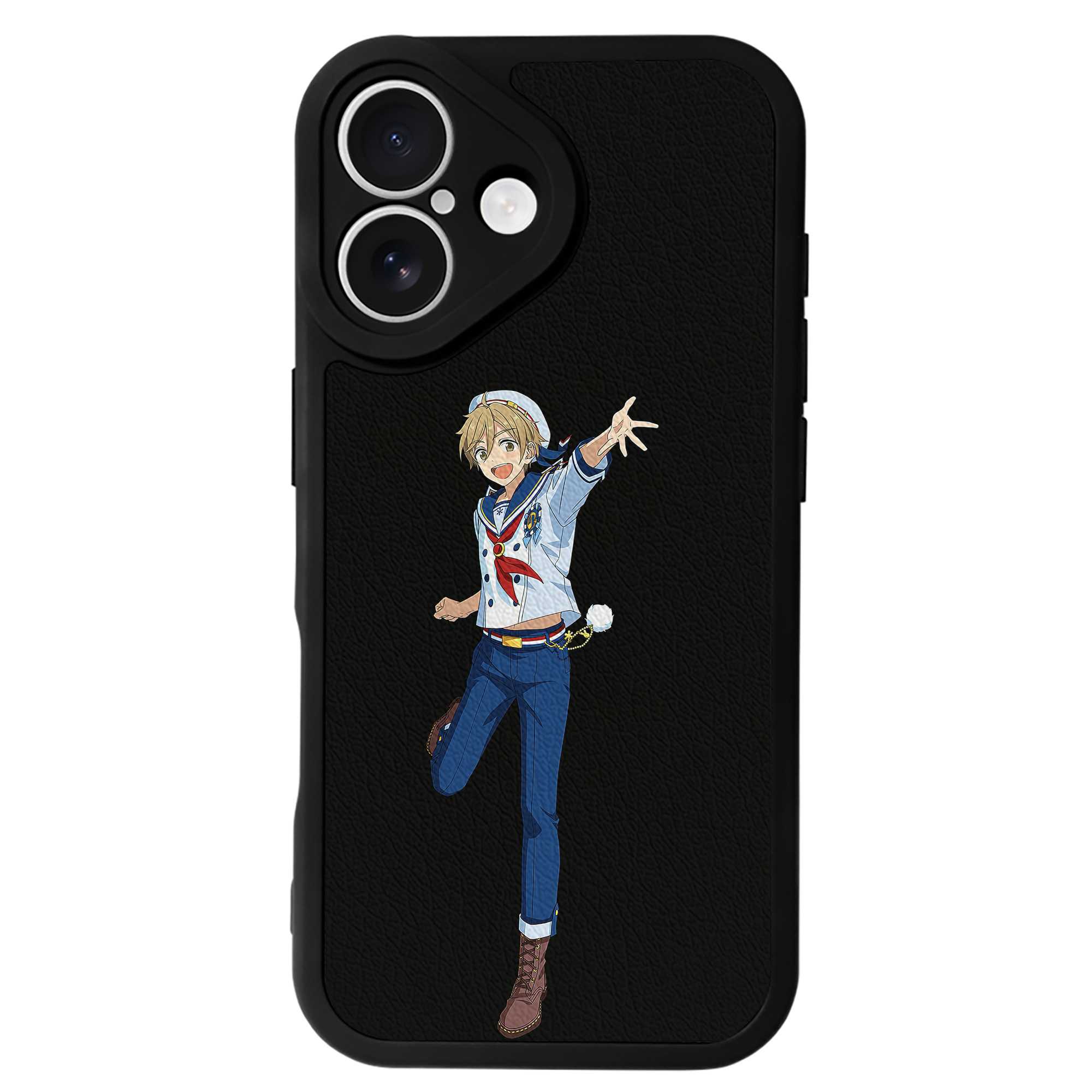 （画像用） あんさんぶるスターズ! Ensemble Stars 【iPhone 16シリーズ対応】シリコンスマホケース（レザー調） 材質：シリコン